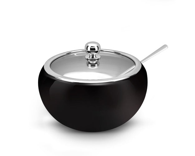 Kook Large Stainless Steel Sugar Bowl 16 Oz