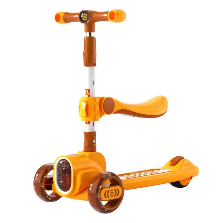 Wholesale Foldable 3 in 1 Child Kids Kick Scooters 3 Wheel Toys Bike Children push Foot Scooter Kids Scooter for Kids Children