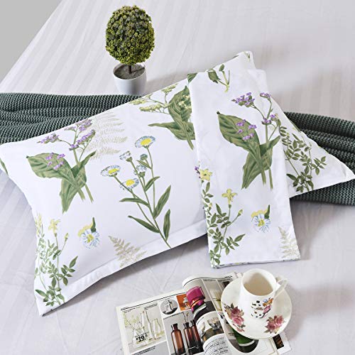 Mefinia Floral Bedding Pillow Shams 20