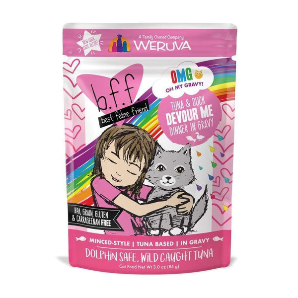 Weruva BFF Tuna and Duck Devour Me Single Pouches Wet Cat Food