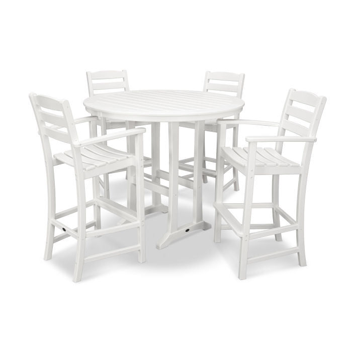 Polywood La Casa Café 5-Piece Bar Dining Set PWS306-1