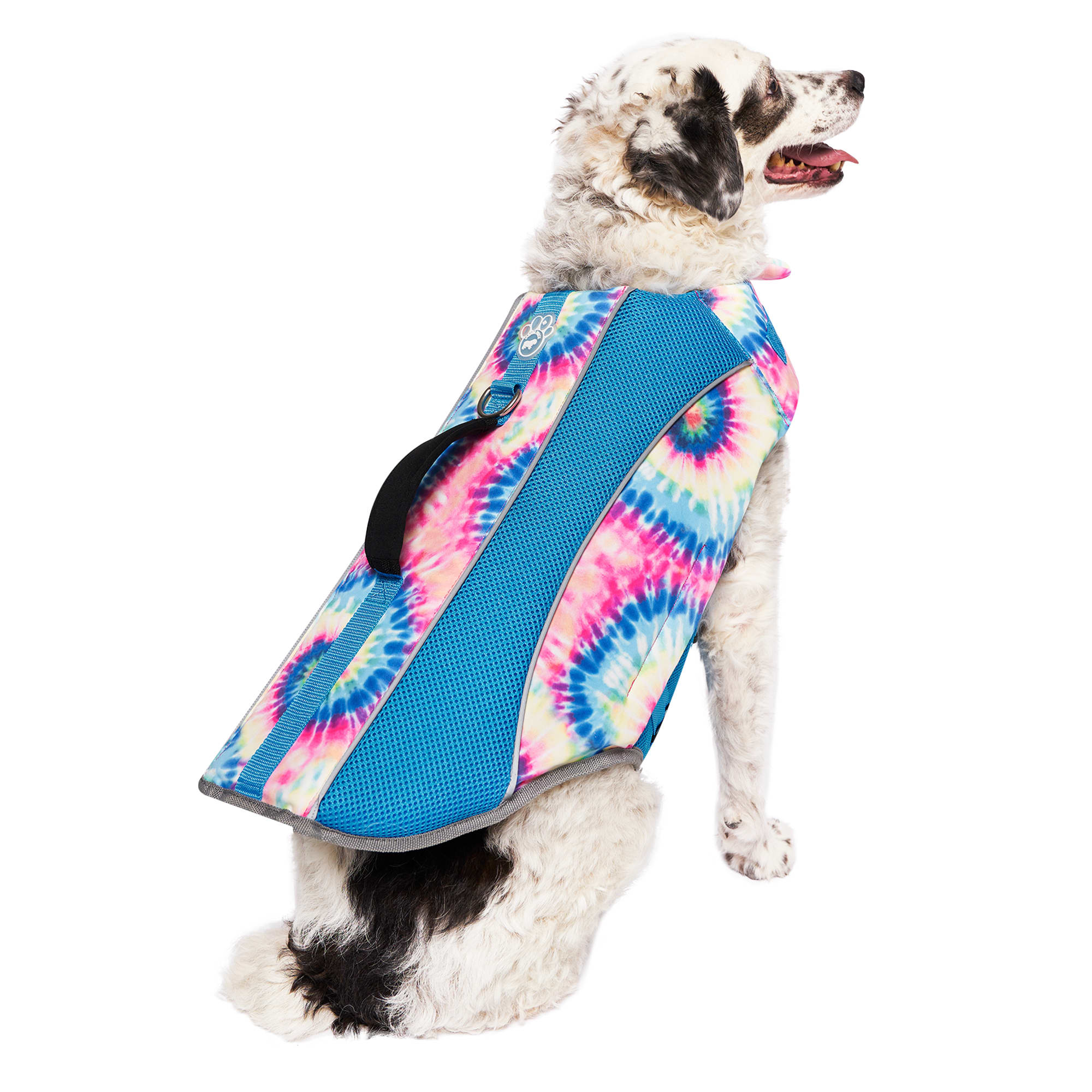 Canada Pooch Wave Rider Tie Dye Dog Life Vest， X-Small