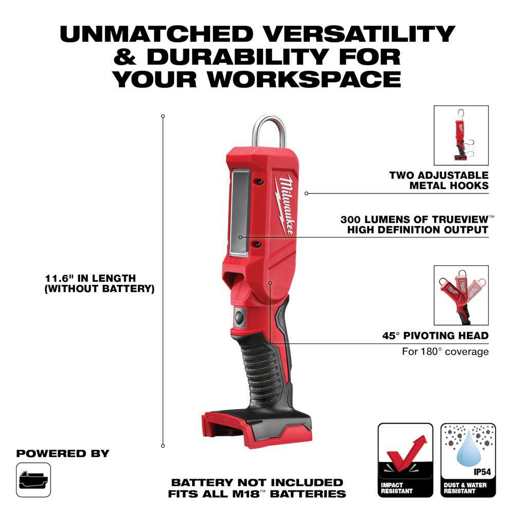 MW M18 FUEL ONE-KEY 18-Volt Lithium-Ion Brushless 9 in. Cordless Cut Off Saw with LED Stick Light 2786-20-2352-20