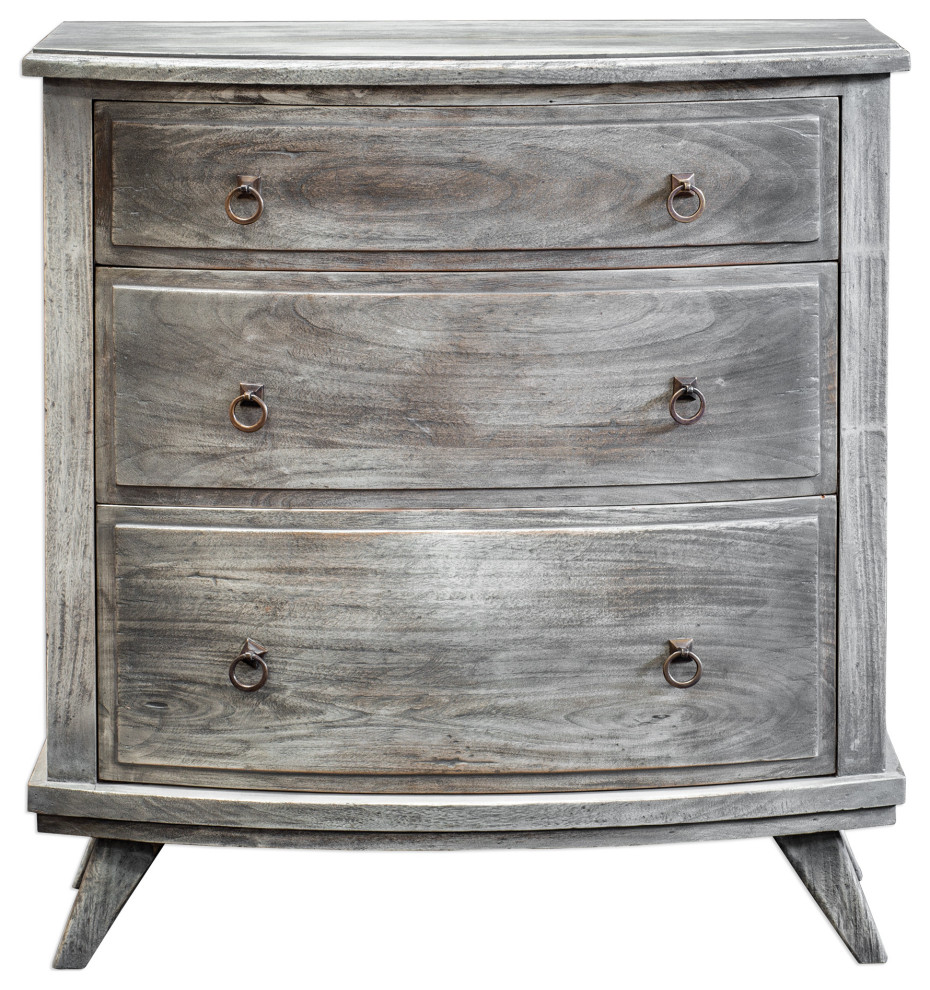 Uttermost Jacoby Driftwood Accent Chest   Midcentury   Accent Chests And Cabinets   by Buildcom  Houzz