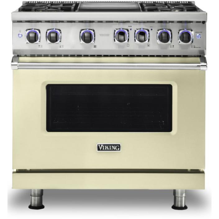 Viking 36-inch Freestanding Gas Range with Elevation Burners VGR7362-4GVC