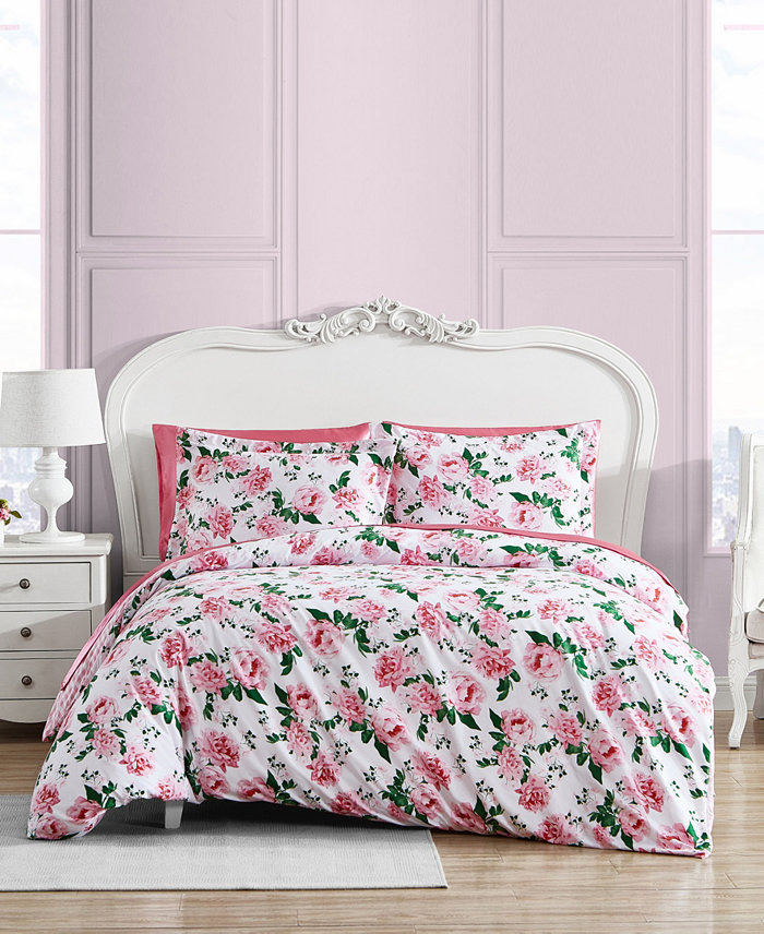 Betsey Johnson Blooming Roses 2-Piece Duvet Cover Set  Twin