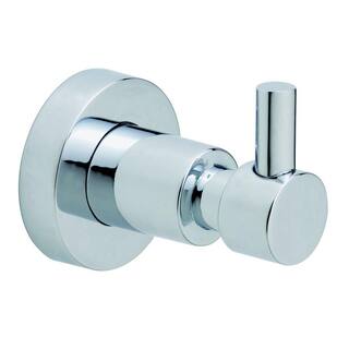 No Drilling Required Loxx Single Robe Hook in Chrome LO241-CHR