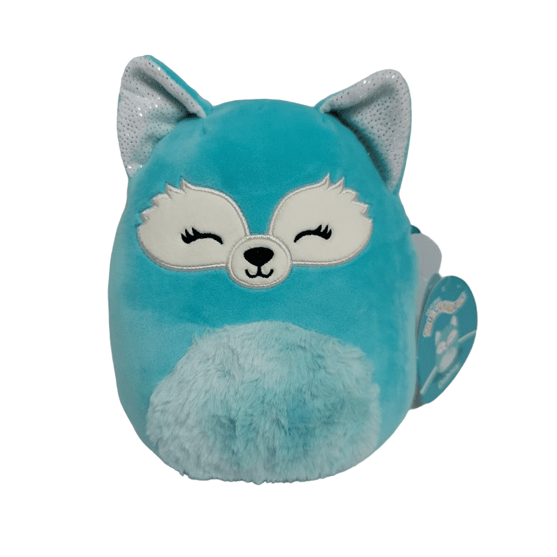 Squishmallows Official Kellytoys Plush 7.5 Inch Dabney the Blue Fox Ultimate Soft Plush Stuffed Toy