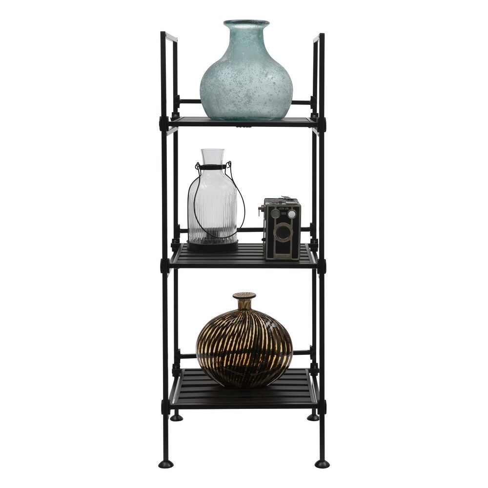 Organize It  3 Tier Square Shelving Tower   13 x 11 x 34\