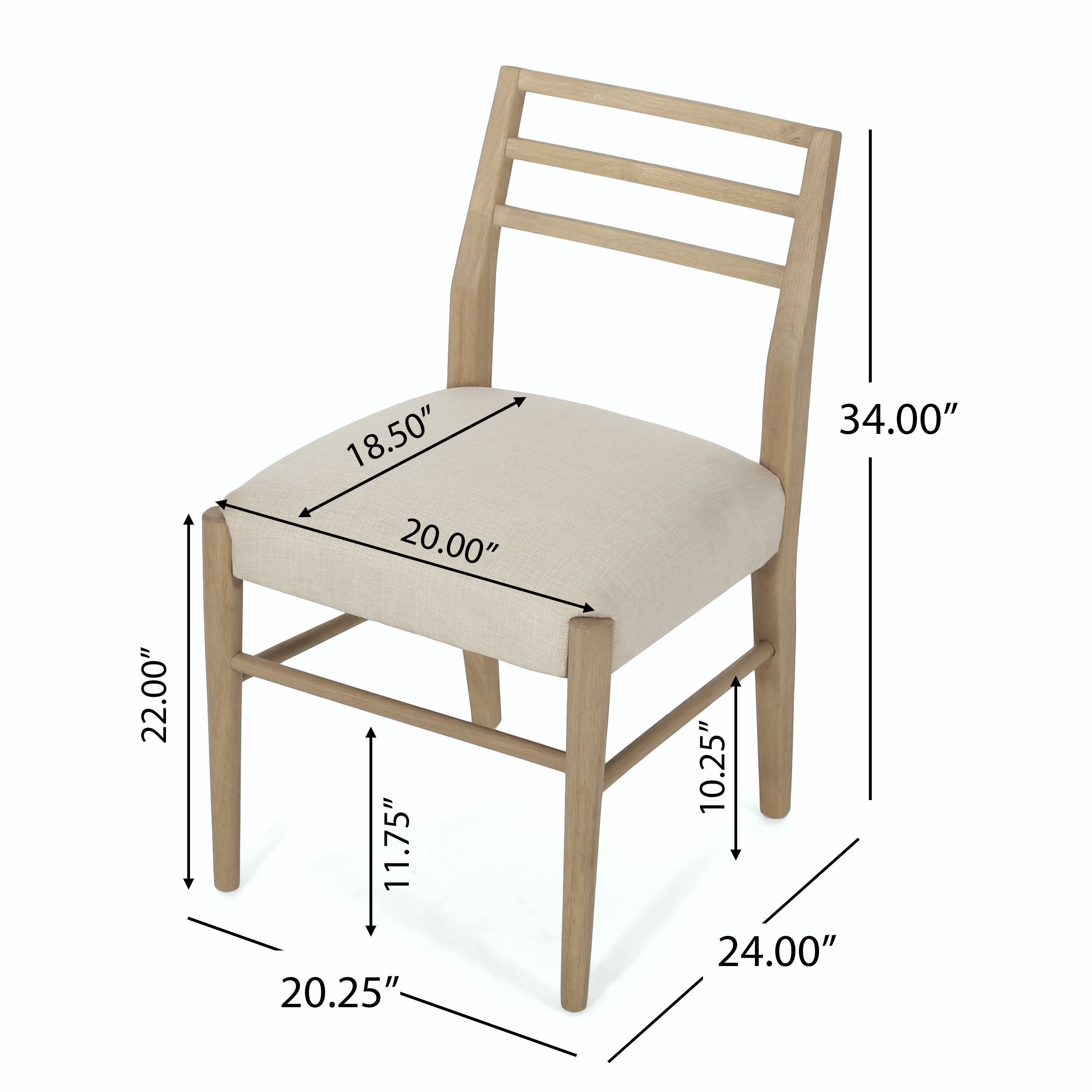 Alachua Farmhouse Fabric Upholstered Wood Expandable 5 Piece Dining Set