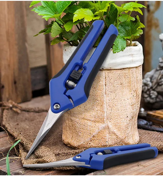 Wholesale Pruning Shears Heavy Duty Stainless Steel Ultra Sharp Multi Purpose Hand Pruner Scissors Trimming Plants Flowers