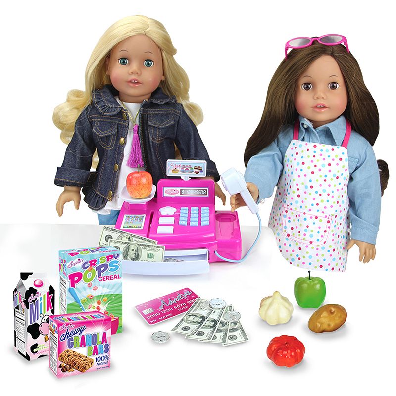 Sophia's   Doll  Cash Register and Food Play Set