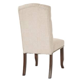 OSP Home Furnishings Jessica Linen Tufted Dining Chair JSA-L38