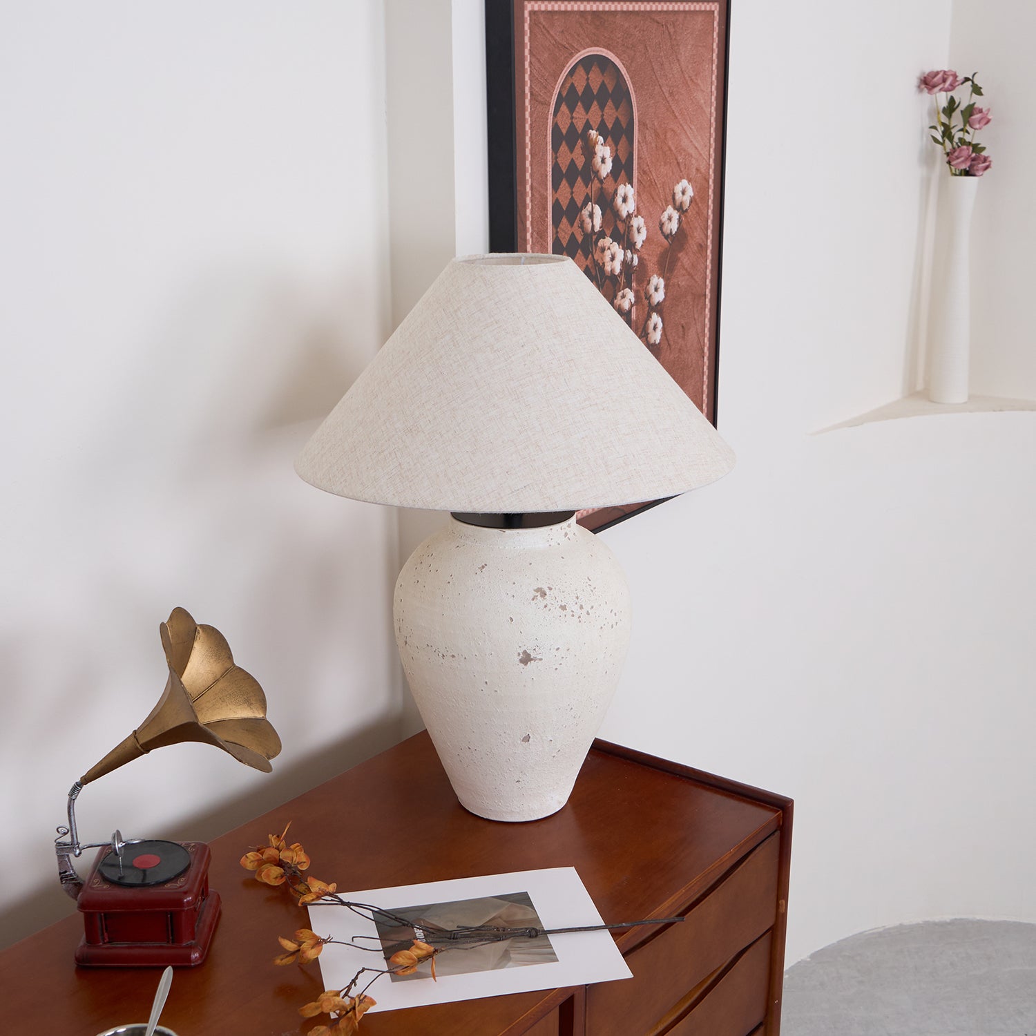 Tuscan Stone Table Lamp