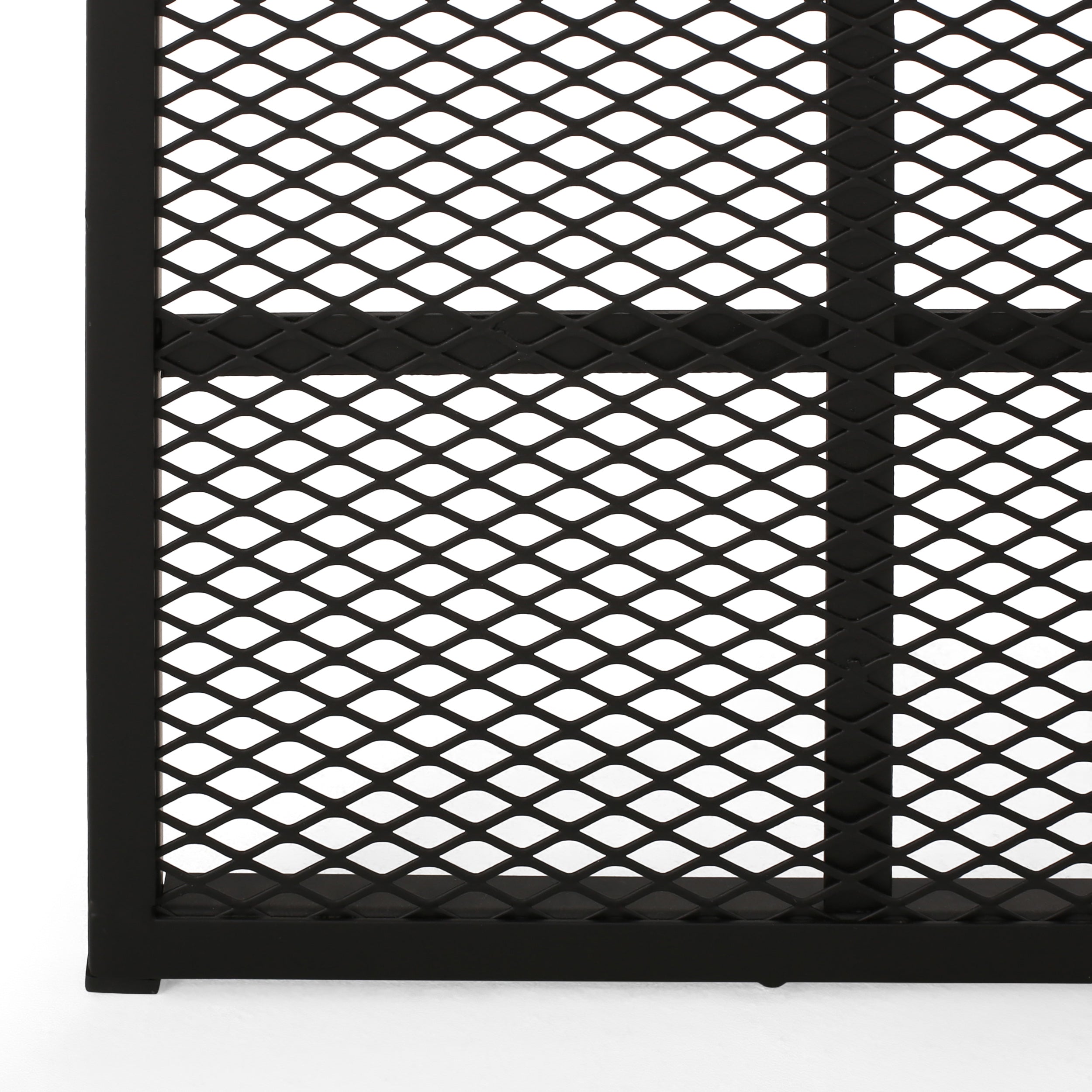 Raven Modern Iron Fireplace Screen