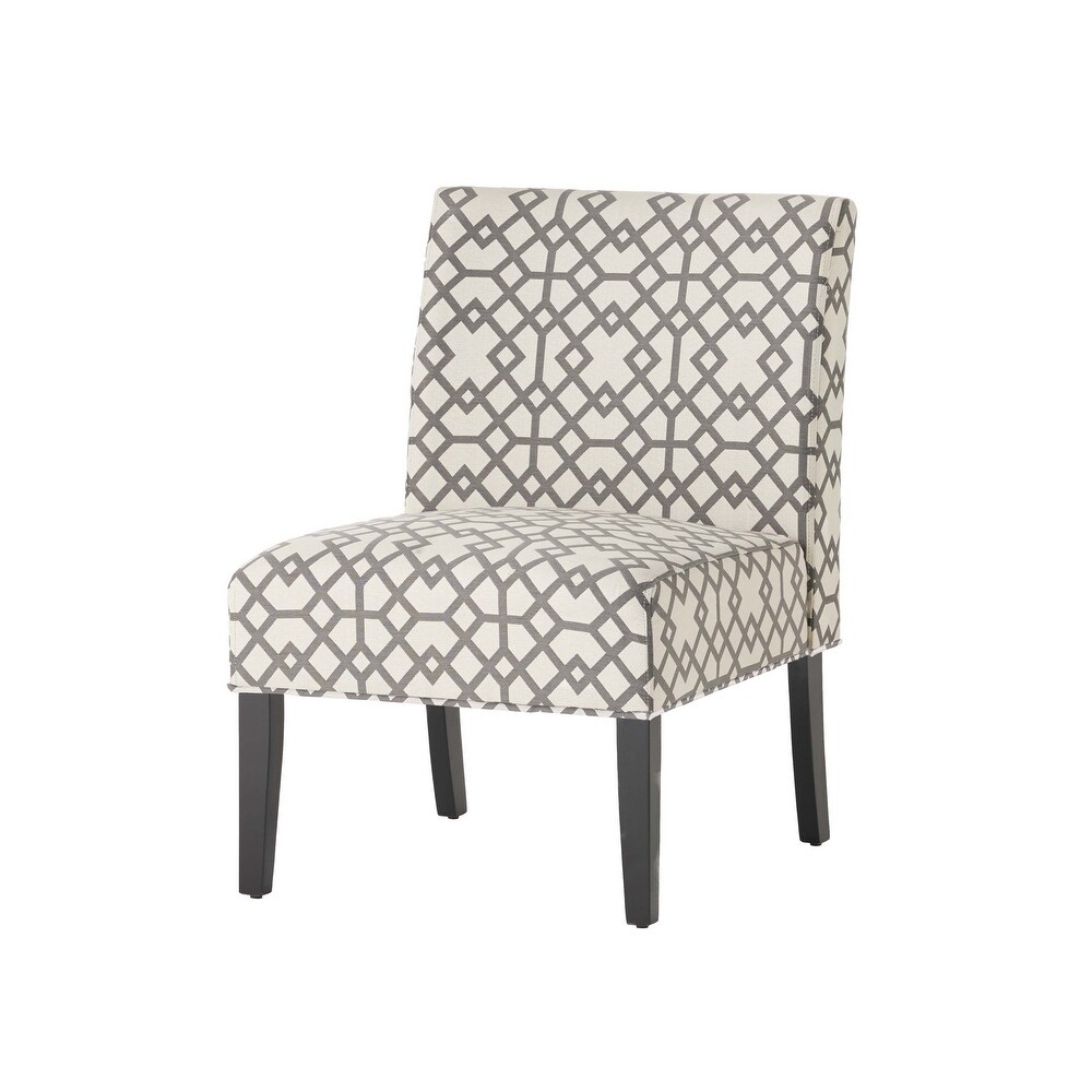 Kassi Geometric Pattern Accent Chair by Christopher Knight Home   22.50\