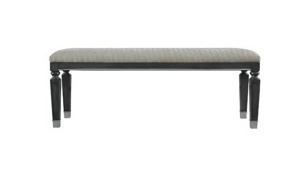 Acme 28817 House Beatrice Bench  Two Tone Beige Fa...