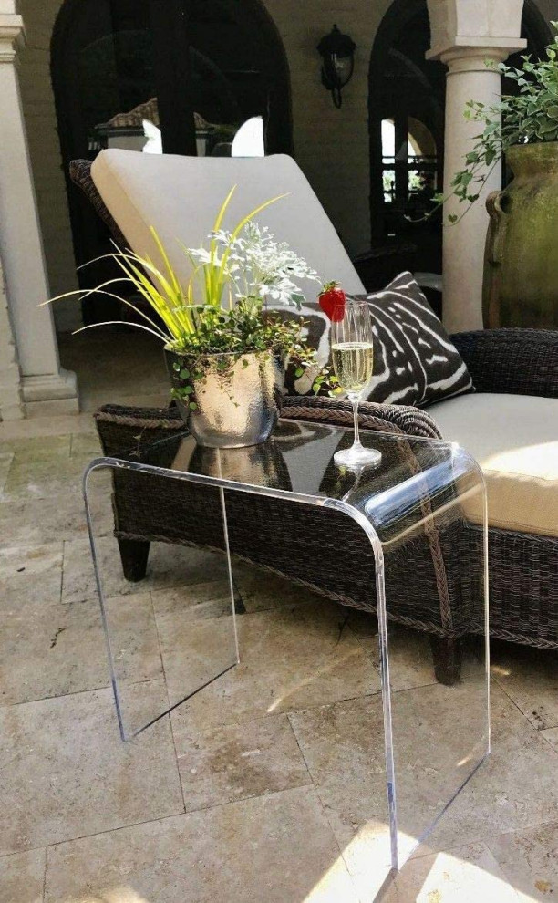 Acrylic End Table  21 quotx12 quotx21 quot  1/2 quotThick  Clear   Contemporary   Side Tables And End Tables   by acrylic fabrication  Houzz