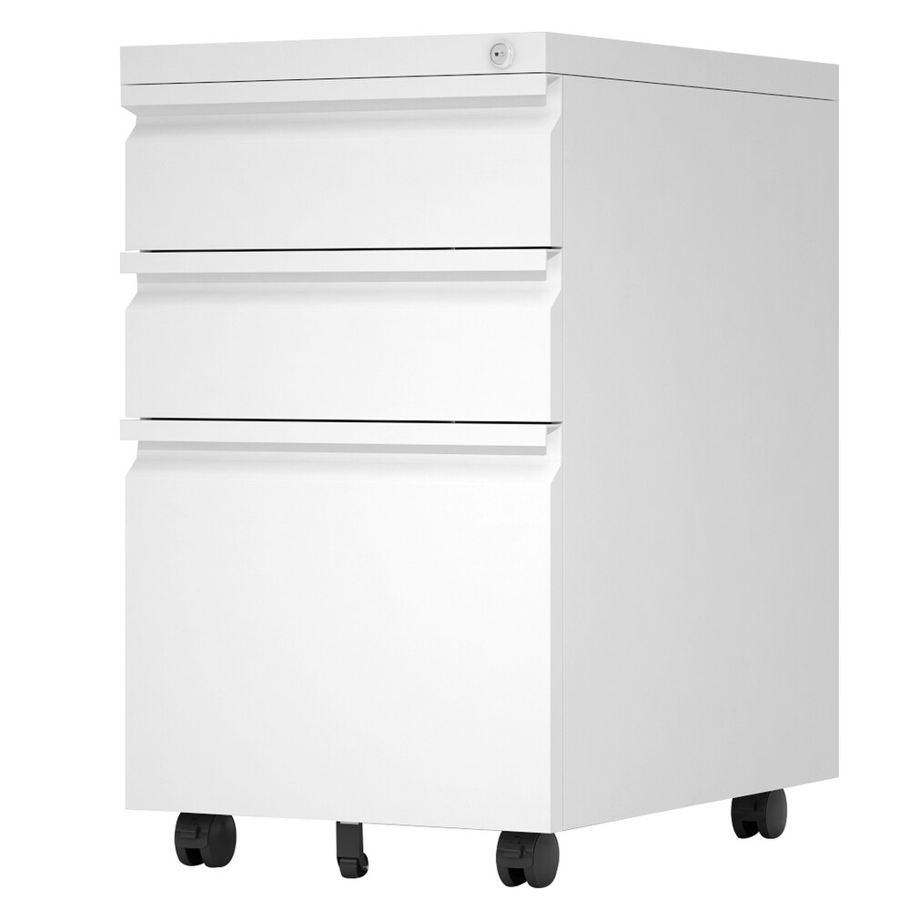 Steel 3 Drawer File Cabinet with Lock