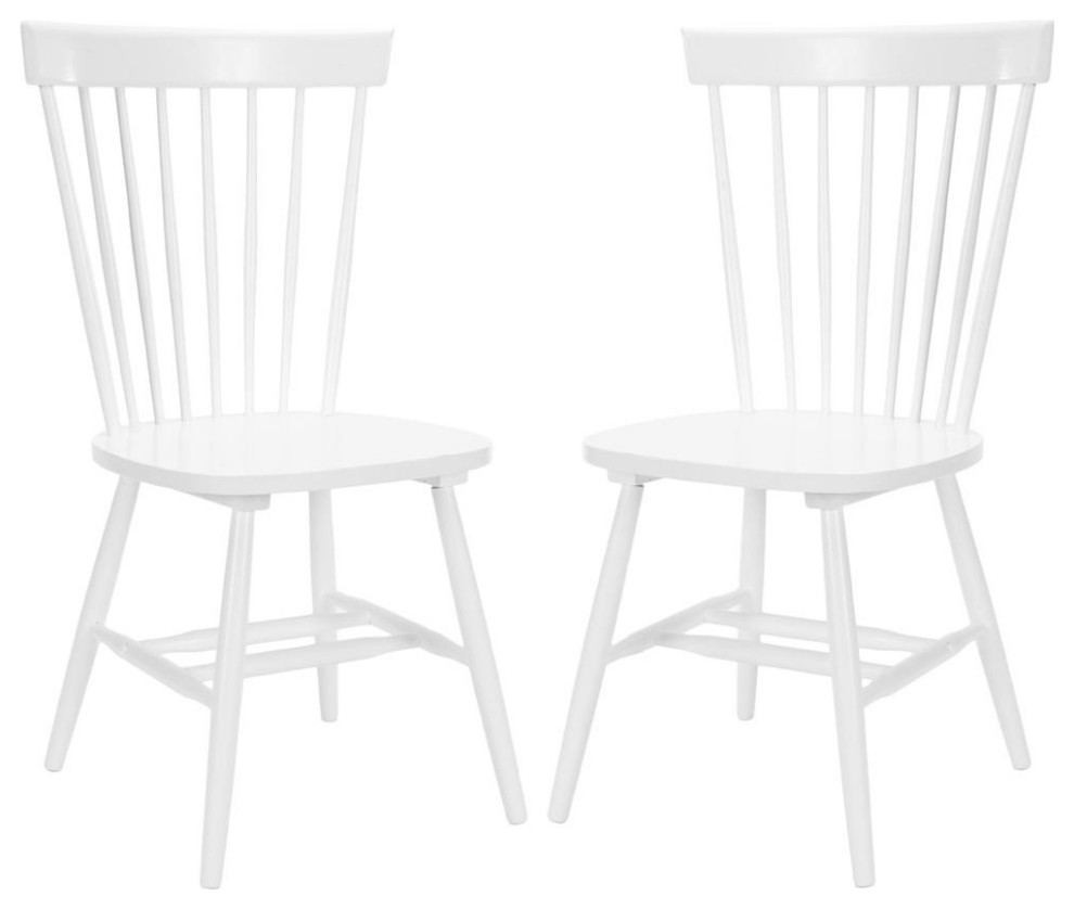 Parker 17  x27 x27H Spindle Dining Chair (Set Of 2)  Amh8500A Set2   Midcentury   Dining Chairs   by BisonOffice  Houzz