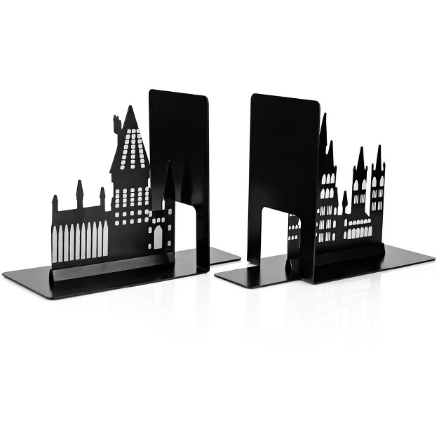 Seven20 Harry Potter Hogwarts Castle Metal Bookends Glow In The Dark Castle Design