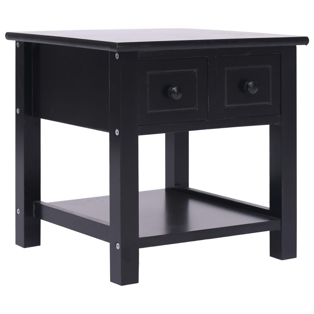 Side Table Black 15.7