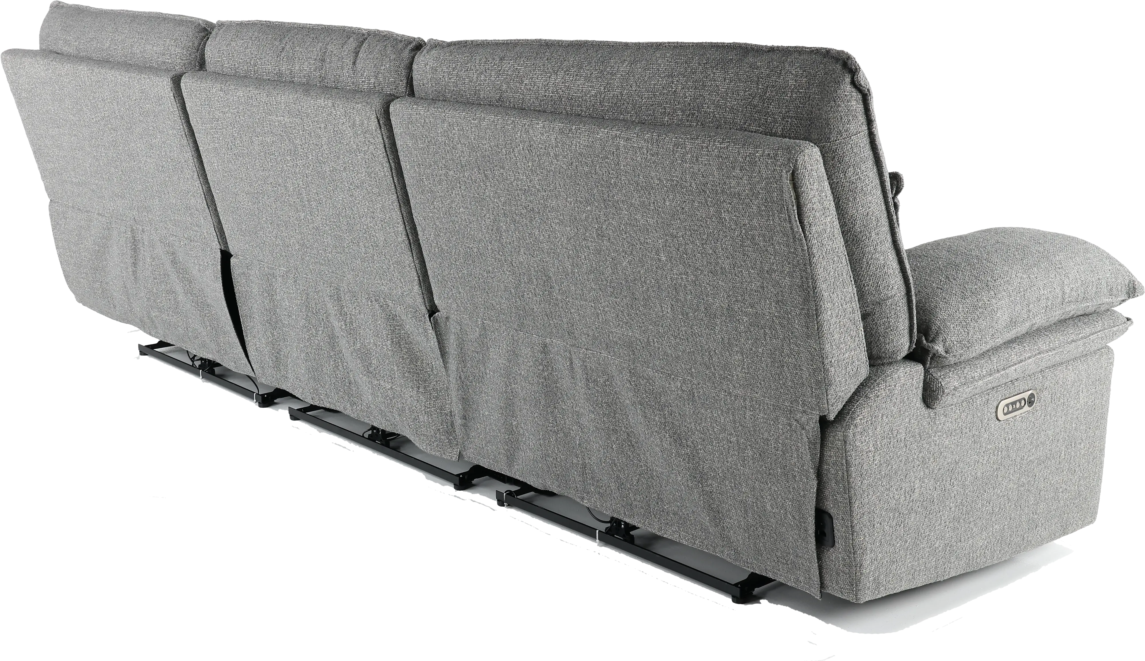 Merino Charcoal Gray Power Reclining Sofa