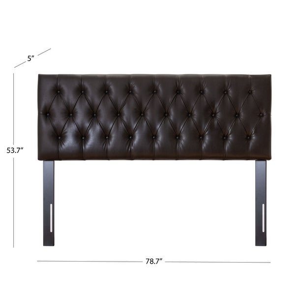 Abbyson Dawn Tufted Faux Leather Headboard - - 32411821