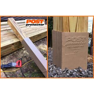 Post Protector 6 in. x 6 in. x 42 in. In-Ground Post Decay Protection 6642