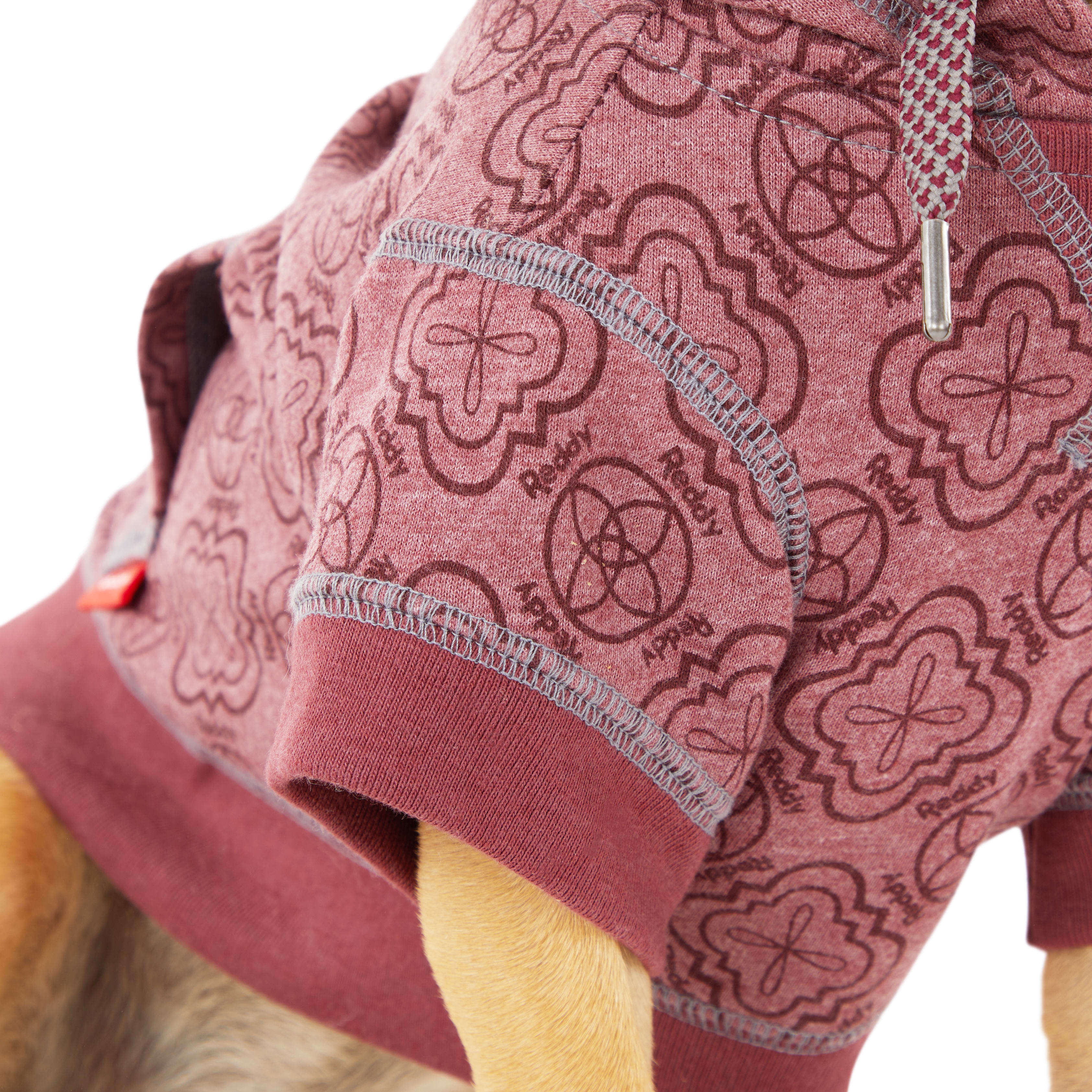 Reddy Pink Dog Hoodie， X-Small