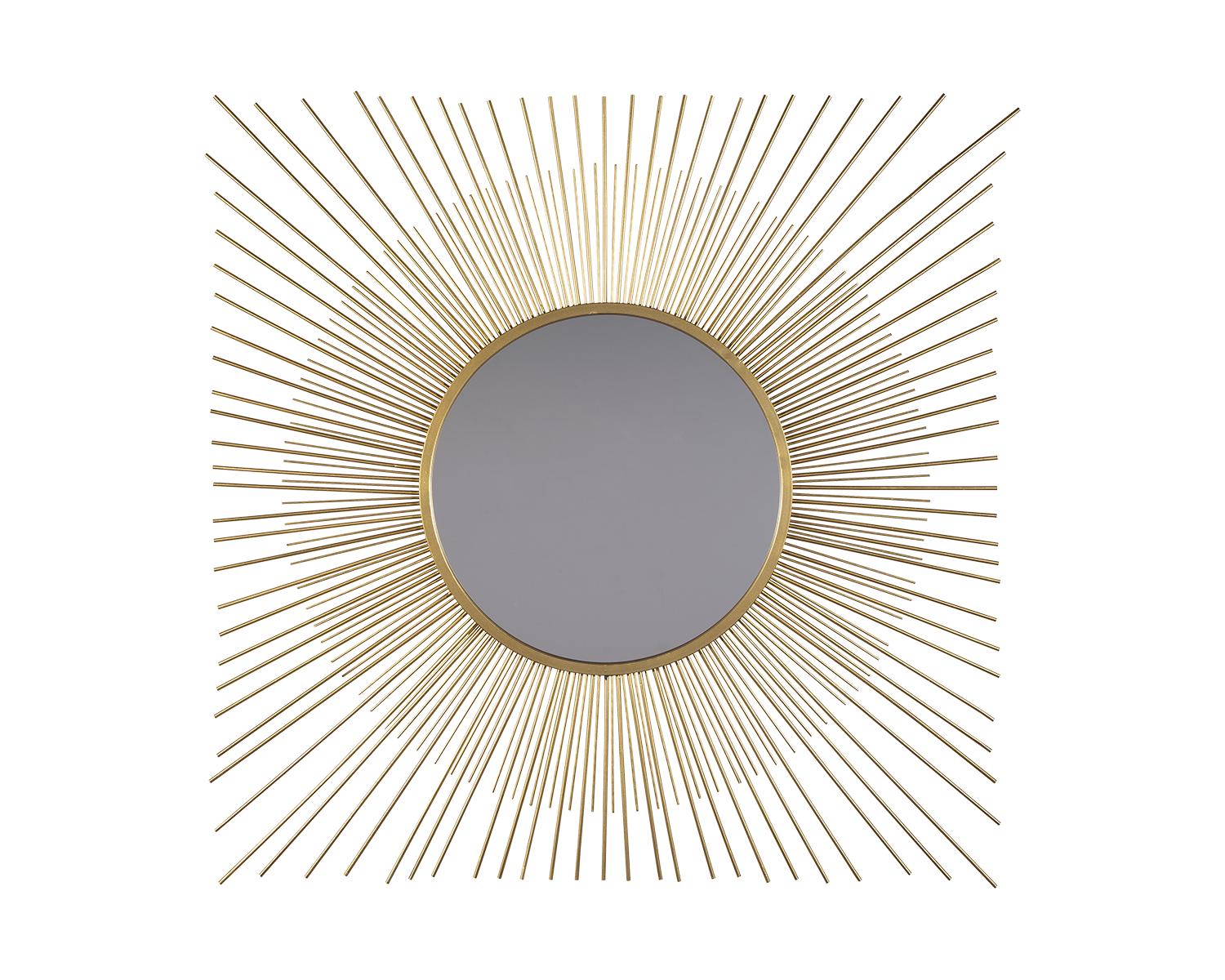 Elspeth Gold Finish Accent Mirror