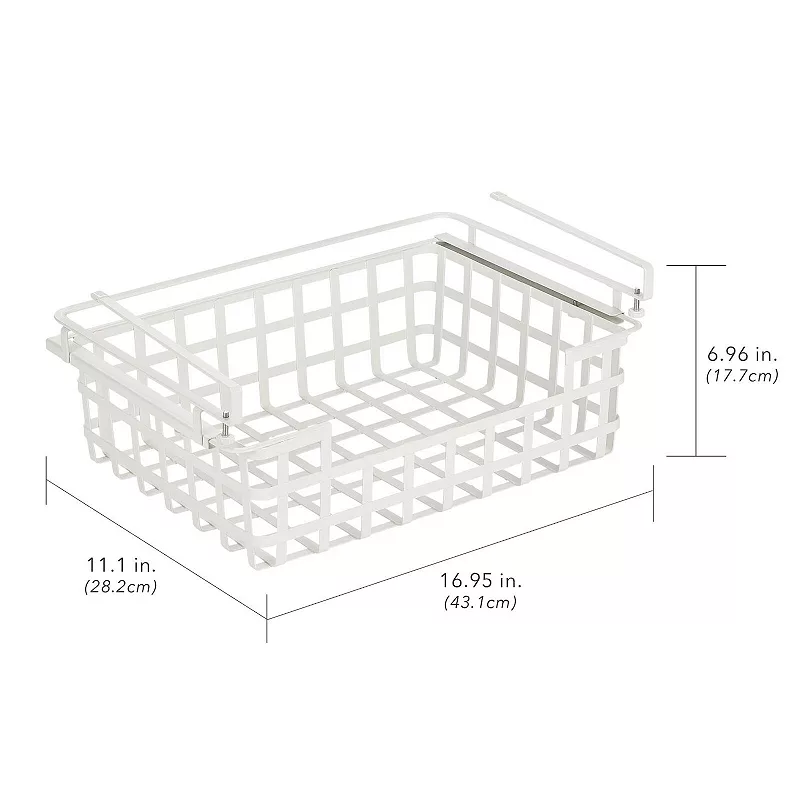 Nate Home by Nate Berkus Under Shelf Hanging Pull Out Wire Basket - 2 Pack