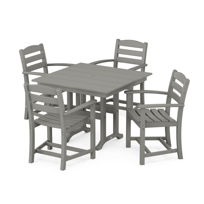 Polywood La Casa Café 5-Piece Farmhouse Dining Set PWS1146-1