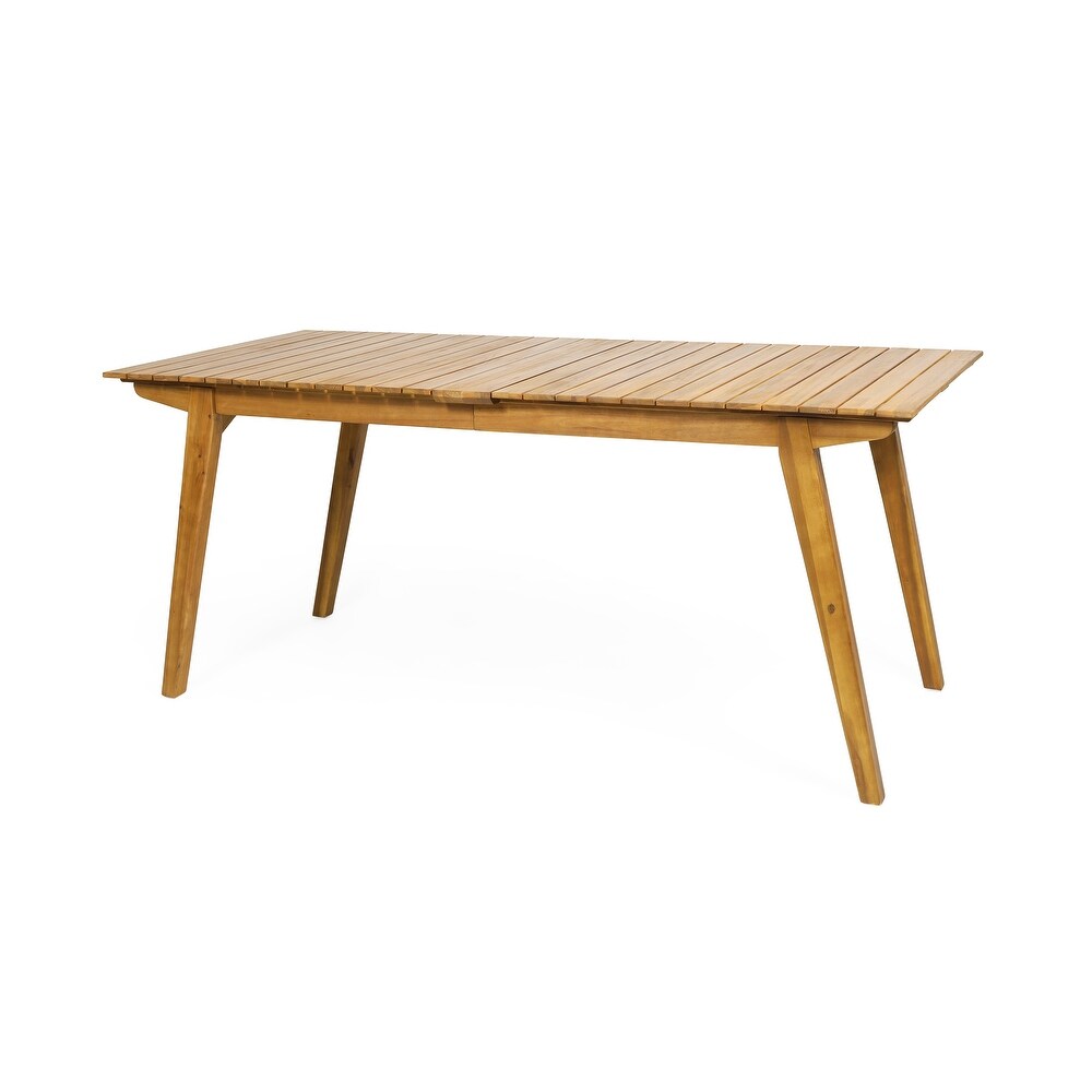 Mariposo Outdoor Rustic Acacia Wood Dining Table by Christopher Knight Home   68.50\