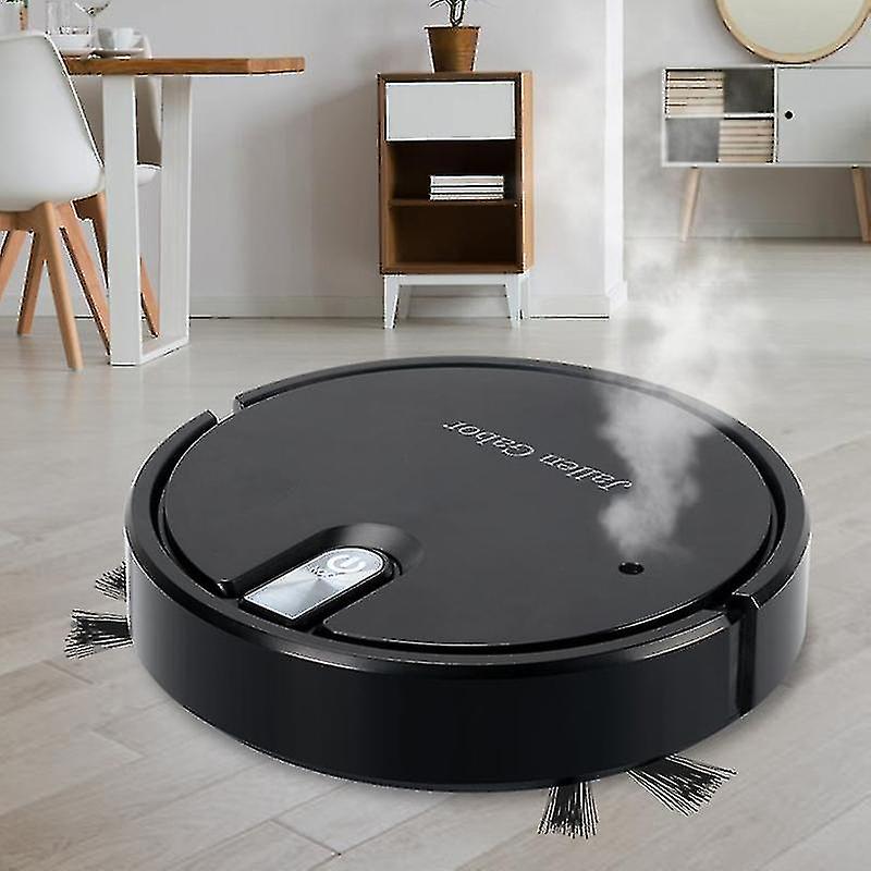 Robot Vacuum Cleaner 5-in-1 Wireless Vacuum Cleaner With Led Atmosphere Lights Quiet Vacuuming Mopping