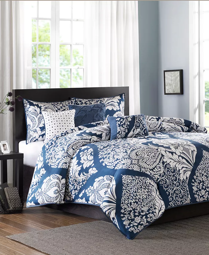 Madison Park Vienna 6-Pc. Duvet Cover Set， Full Queen