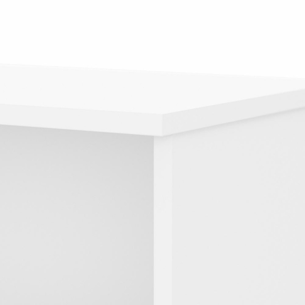 Bush Business Furniture Studio A Small 2 Shelf Bookcase  White   Contemporary   Bookcases   by BisonOffice  Houzz