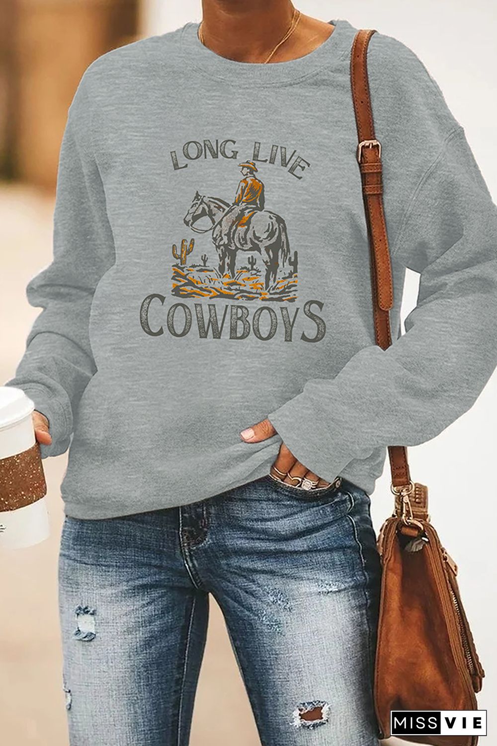 Long Live Cowboys Sweatshirt Wholesale