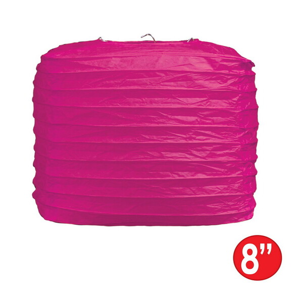 Beistle 54734 C Square Paper Lanterns  cerise  8