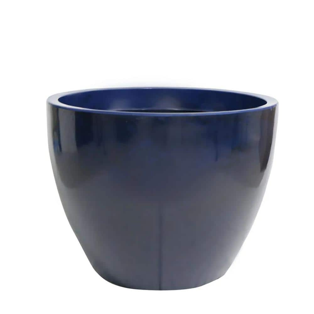 Rain Forest 27 in. x 21 in. Charcoal Verona Bowl Plastic Planter R.0200.070.052.07