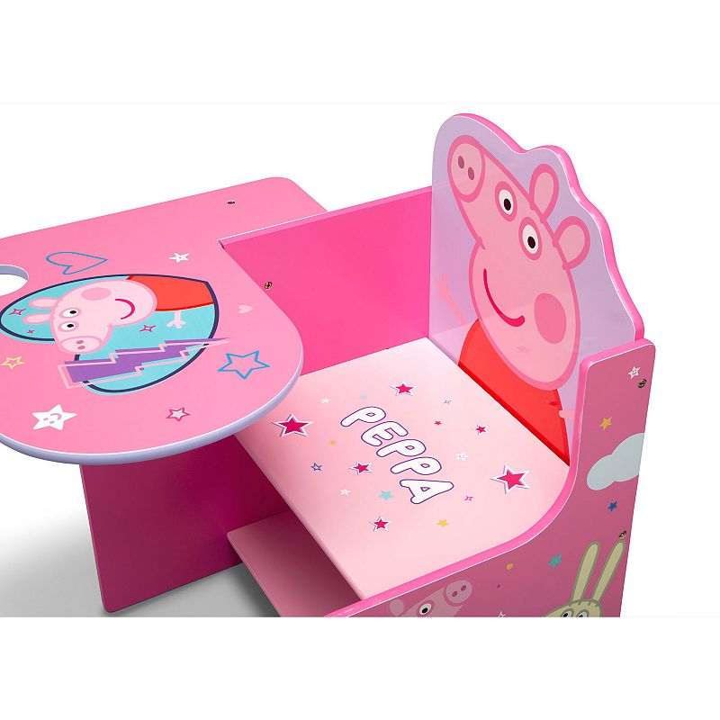 Delta Children Peppa Pig Chair Desk with Storage Bin