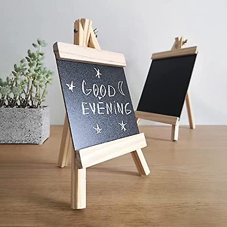 Chalkboard Sign Wood Mini Chalkboard Signs Message Board Table Numbers Tabletop Freestanding Blackboard Signs For Home Office Weddings Event Black Cha