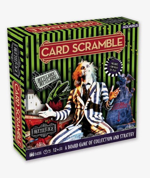 Beetlejuice Card Scramble Board Game  For 2 4 Play...