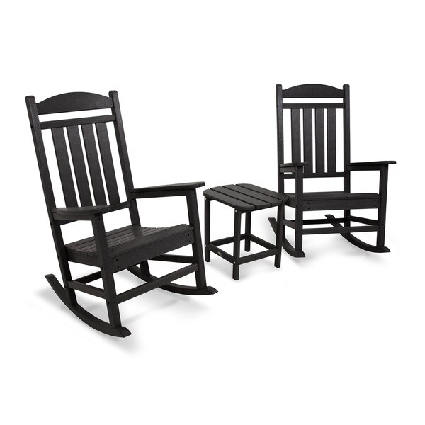 POLYWOOD Presidential Rocking Chair 3piece Set