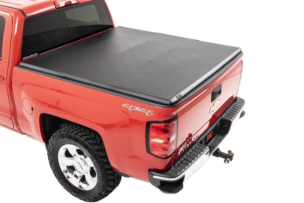 Rough Country Soft Tri-Fold Bed Cover for 88-06 Chevy 1500 | 6'6 - RC44288650