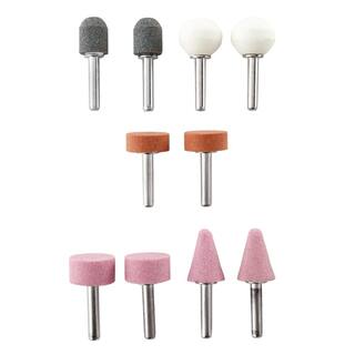 Husky Aluminum Oxide Grinding Stone Set (10-Piece) HDA12100