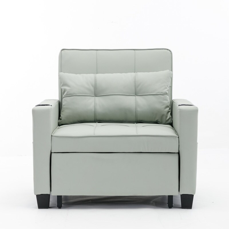 34.26 in wide Recliner bed 3 in 1 convertible multifunctional sofa bed