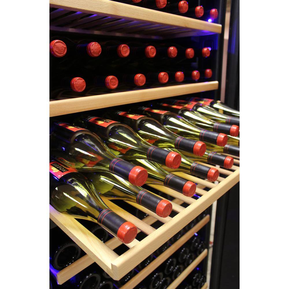 29.6 in. W Garage 300 Wine Bottle Dual-Zone Wine Cooler EL-300GFEB