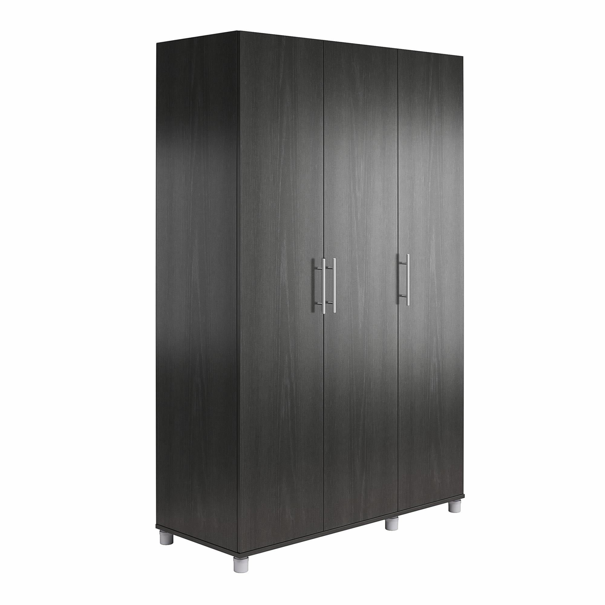 Systembuild Evolution Westford 3 Door Wardrobe, Black Oak