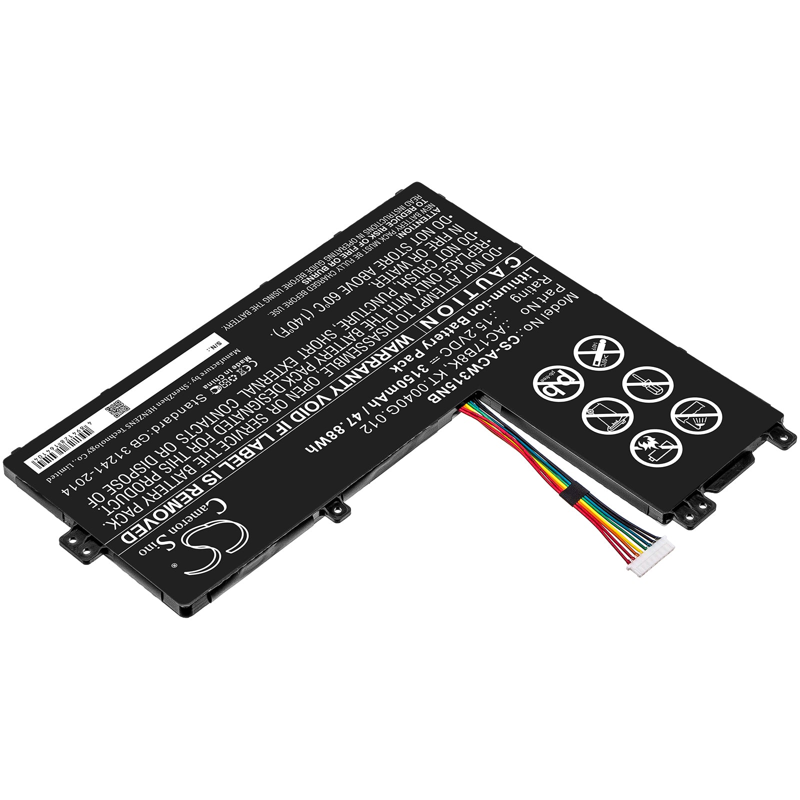 Acer SF31552G51HV SF31552G55EW SF31552G55UW Replacement Battery BatteryClerkcom Laptop and Notebook